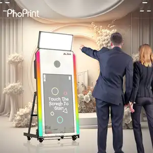 Wholesale Wedding Party Events Photo Booth Touch Screen Smart Selfie Mirror Photo Booth