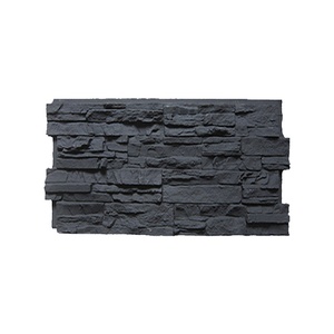 Panel batu imitasi desain Modern NEU busa PU poliuretan dekorasi eksterior pelapis Model 3D Panel dinding batu bata imitasi kecantikan - Product Image 1