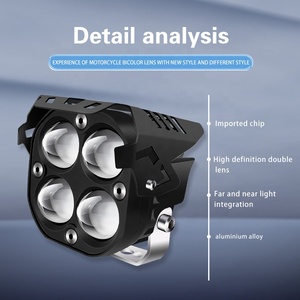 Fari Supplementari 4x4 per Moto con Luci Diurne a LED, Fari da Lavoro e Fendinebbia per Auto e Camion ATY - Product Image 6