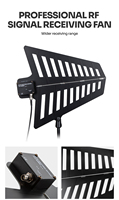 Amplificateur d'antenne de microphone ST-9960, réduction de bruit, directivité cardioïde, métal, amplificateur de signal UHF 10 voies, séparateur, combinateur