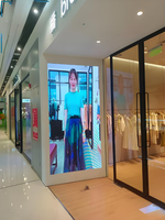 Écran d'affichage LED fixe pour intérieur, pour démonstration en direct en magasin, vidéo publicitaire haute définition pour vitrine de centre commercial
