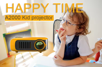 MINI Projecteur A2000 Projecteur Mini de Poche Haute Luminosité LED Vidéo Beamer Projecteur Home Cinéma
