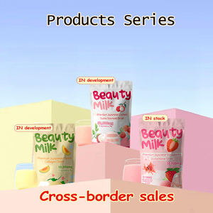 Yetişkinler için OEM Buauty sütlü içecek bağırsak sağlık ve cilt parlatma karmaşık takviyesi ile Premium hidrolize kollajen toz - Product Image 2