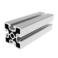 Profilé en aluminium à fente en T 60x60 de qualité industrielle, norme européenne 6060E, pour châssis de machine CNC et équipement d'automatisation industrielle