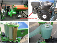 Fabricant direct de l'usine Mini machine ronde d'emballage de balles d'ensilage de foin Presse à balles de paille de pin à vendre