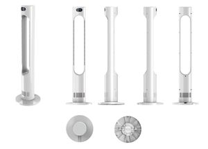 Mới đến không cánh tháp quạt thông minh lựa chọn tốt nhất để làm mát trong không gian nhà dễ dàng di động không có lưỡi dao an toàn cho thú cưng và người lớn tuổi - Product Image 4