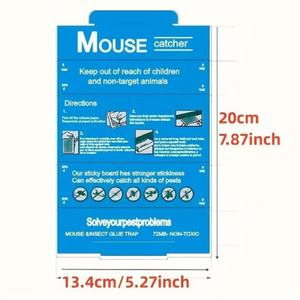Tablero Adhesivo para Ratones, Tablero Adhesivo para Insectos, Casa para Ratones, Caja para Ratones, Adhesivo para Ratones - Product Image 4