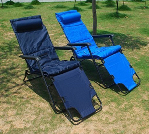 <span class=keywords><strong>Tumbona</strong></span> <span class=keywords><strong>Plegable</strong></span> Moderna de Acero Inoxidable de 2 Piezas <span class=keywords><strong>con</strong></span> Reposapiés Portátiles para Patio, Parque y Uso en Exteriores de Hoteles - Product Image 4