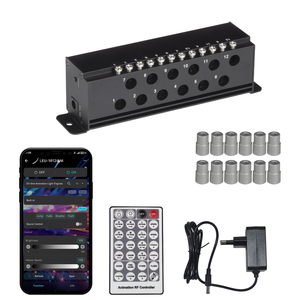 Motore Luminoso a LED Bianco a 12 Porte da 12W con Animazione, Controllo tramite App Mobile, Sorgente Luminosa a Fibra Ottica Effetto Stella Cadente per Soffitti Stellati - Product Image 2