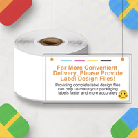 Etiqueta Adhesiva Personalizada en Rollo de Papel Sintético, Ecológica, Resistente al Agua, con Código de Barras, Tinta Dorada, Adhesivo Fuerte, Impresión de Logotipo UV Flexo
