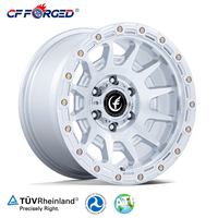 Nouvelles jantes tout-terrain forgées CF FORGED à rayons multiples 18-20 pouces 6x139.7 ET25mm noir mat Beadlock pour camion LX600