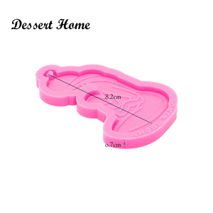 DY0704 lucido incinta signora stampo portachiavi epossidica mestiere allattamento al seno madri con bambino fai da te Charms stampo, <span class=keywords><strong>torta</strong></span> fondente al cioccolato - Product Image 4