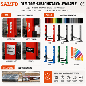 Elevador de coches SAMFD de 4 toneladas para garaje doméstico, elevador hidráulico de acero de 4000 kg con cable de 1850 mm, Weekend Mechanic - Product Image 2