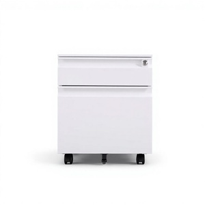 CE Steel Mobile Pedestal Modern Home <b>Storage</b> Furniture 2 Drawer Mobile File <b>Storage</b> <b>Cabinet</b> for Office Metal Mobile Pedestal - Product Image 1