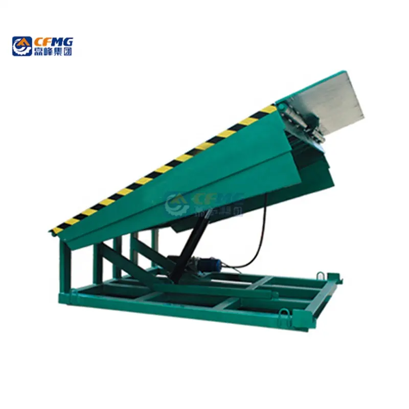 High Efficiency Container Ramp Slope Lift Forklift Dock Ramp Loading Dock Leveler Plate with Angle