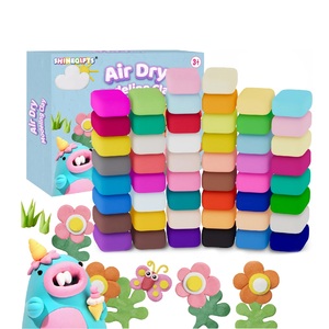 Argile à modeler super légère à séchage à l'air, argile polymère DIY avec outils de sculpture, jouets éducatifs à empiler, pâte à modeler et slime - Product Image 3