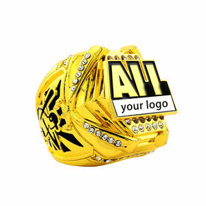Produttore Logo personalizzato Sport torneo anello di alta qualità campione della lega di moda gioielli per i regali di anniversario - Product Image 4