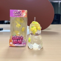 Juguete de peluche de oso, simulación de fruta, de subida lenta, estilo vaselina, juguete antiestrés, juguete sensorial para niños y adultos