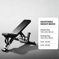 Banc de musculation réglable en acier, capacité maximale 400 kg, portable, stable, durable, sécurisé, pour entraînement à domicile