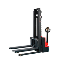 Chariot élévateur transpalette hydraulique pour piétons, capacité 1,5T, hauteur de levage maximale 3M, chariot élévateur électrique à conducteur marchant