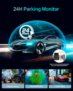 360 °   <span class=keywords><strong>Cam</strong></span>éra de tableau de bord 4 canaux 2K+1080P*3, 4 objectifs, pour voitures, avec vision nocturne, GPS intégré, WiFi 5G, surveillance de stationnement 24h/24 - Product Image 5