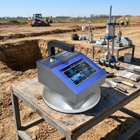 Densimètre électrique de sol non nucléaire à écran tactile, densimètre électrique conforme à la norme ASTM pour les tests de sol