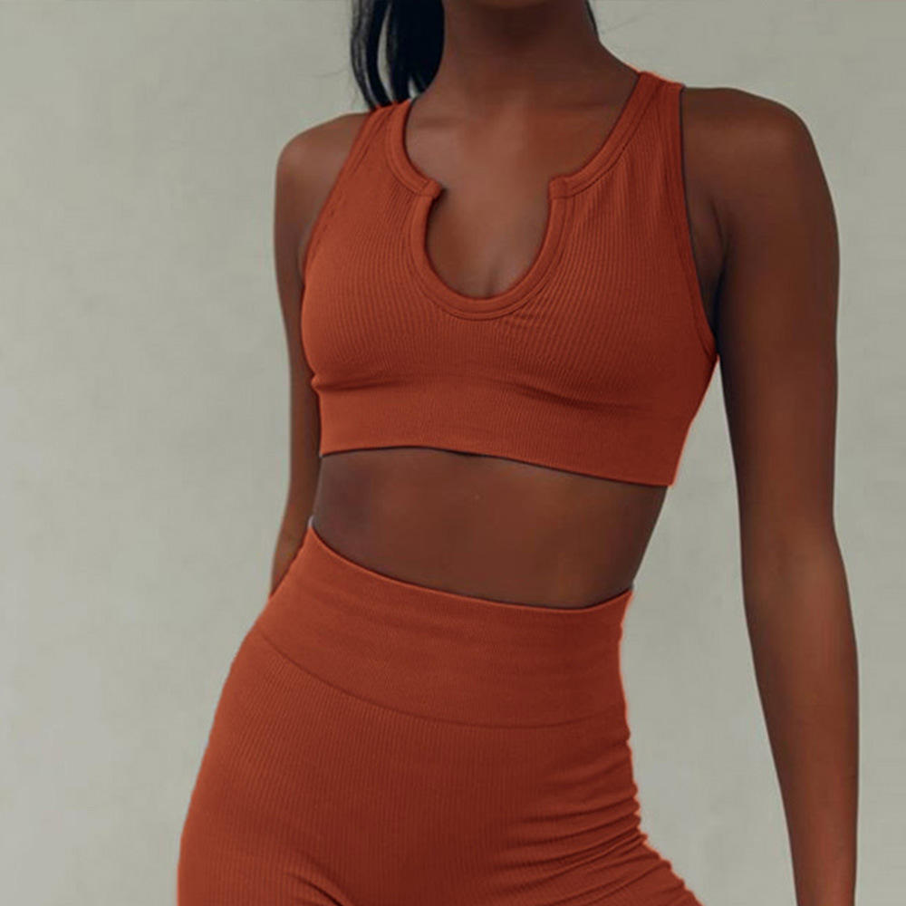 Soutien-gorge V Legging Orange
