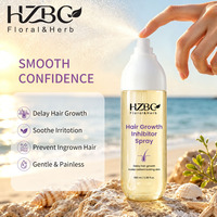 Spray inhibiteur de croissance des poils OEM - Retarde la repousse naturelle des poils indésirables, formule à base de plantes pour le visage, les jambes, le bikini, les aisselles