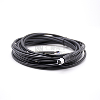 Câble de connecteur M8 IP67 IP68 étanche femelle/mâle 3 4 5 6 8 broches circulaire droit/à angle droit câble PVC PUR