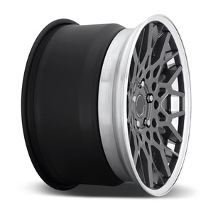 Fashion Spider Mesh Three Piece Forged Aluminium Alloy Rim With Wheel Center Cap Universal Fit Passenger <b>Car</b> Wheel Custom - Product Image 1