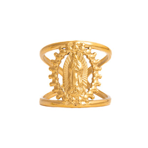 Fashion <b>Rings</b> 18K Gold Stainless Steel <b>Open</b> <b>Ring</b> For Women Gift Jewelry - Product Image 5