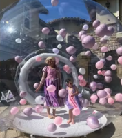 Ballons de fête pour enfants, dôme en igloo transparent gonflable géant, bulle gonflable transparente