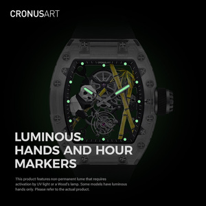 Lujo transparente CRONUSART: un reloj Tourbillon envuelto en brillo <span class=keywords><strong>de</strong></span> zafiro - Product Image 5