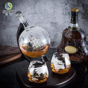 Juego de Regalo de Decantador de Whisky con Botella y 4 Vasos Transparentes para Hombre y Mujer, para Papá, Esposo, <span class=keywords><strong>Novio</strong></span> o Él - Product Image 4