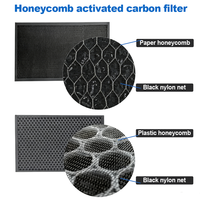 Filtre à charbon actif en nid d'abeille pour hotte de cuisine, filtre à air de remplacement pour systèmes HVAC et climatisation
