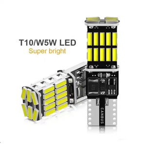 Accesorios de coche Luz de señal de giro T10 W5W bombilla de freno LED 4014 26SMD marcha atrás parada cola ancho lámpara - Product Image 1
