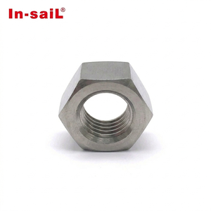 Écrou hexagonal fileté en titane de grade 5, sur mesure OEM, M6x1.0 DIN 934, léger, pour composants électroniques et de vélo, usiné CNC - Product Image 1