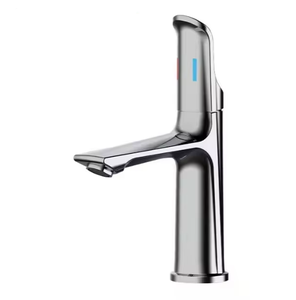 Grifo Mezclador Monomando de Lujo Moderno <span class=keywords><strong>para</strong></span> Lavabo, <span class=keywords><strong>con</strong></span> <span class=keywords><strong>Sensor</strong></span> Táctil, Cromado, de Zinc, <span class=keywords><strong>con</strong></span> Válvula Cerámica, <span class=keywords><strong>para</strong></span> Villas - Product Image 1