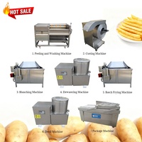 Ligne de production d'assurance qualité, ligne de production automatique de chips de pommes de terre, machine industrielle de fabrication de chips de pommes de terre