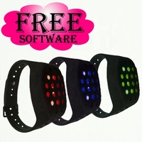 NFC ordenador RFID Software trampolín hora pagado temporizador recargable Led temporizador pulsera