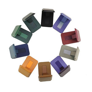 Porte-cartes magnétique invisible pliable <span class=keywords><strong>en</strong></span> cuir PU avec rangement sécurisé pour plusieurs cartes - Product Image 1