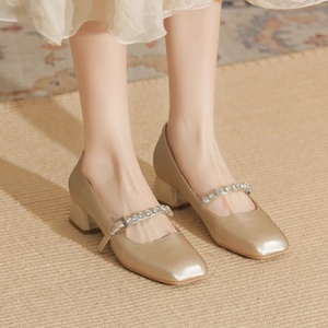 Elegant Women's <b>Closed</b> <b>Toe</b> High-<b>heeled</b> Formal Shoes Sexy and Exquisite Timeless Evergreen Design for Summer and Winter - Product Image 3