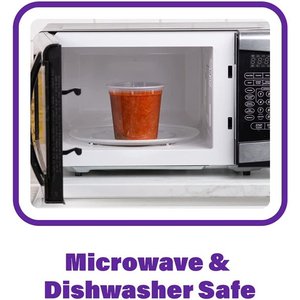 Meilleures ventes : Gobelet alimentaire rond de 24 oz, compatible micro-ondes, avec couvercle, pour plats à emporter et boîte à lunch - Product Image 5