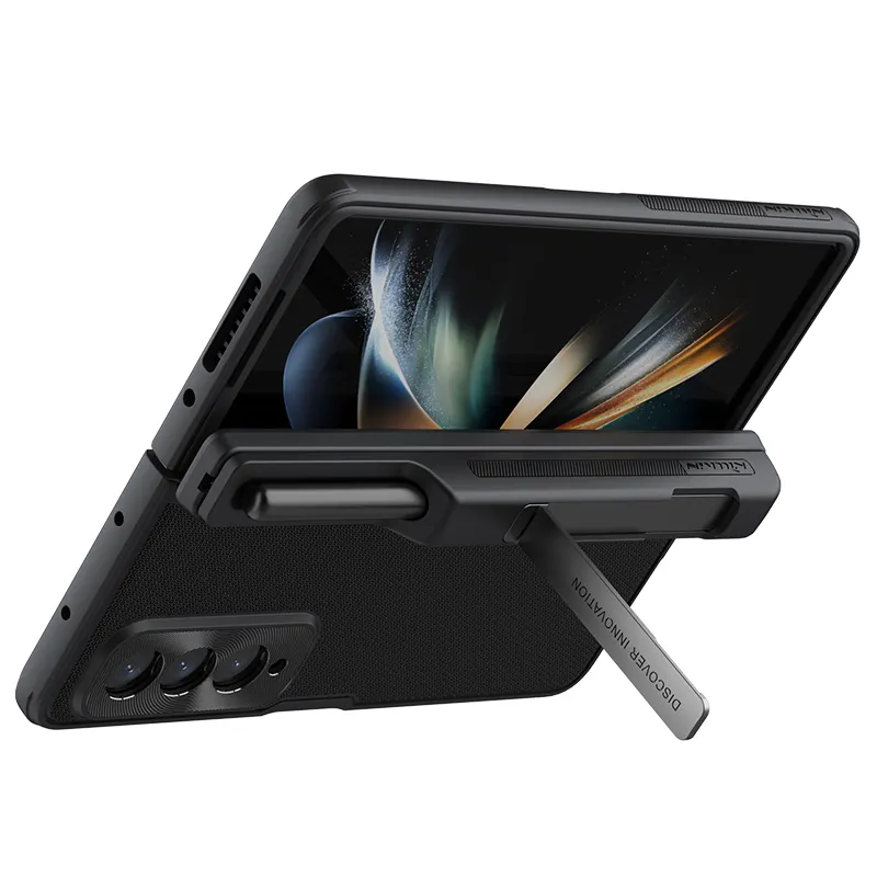 Nillkin Anti-shock Case For Samsung Galaxy Z Fold 4 With S Pen Holder And Bracket Drop Protection Case For Z Fold 4