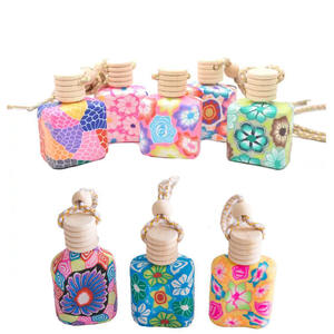 Empty Polymer Clay <b>Car</b> Hanging Diffuser Bottle Pendant - Product Image 2