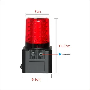 Luz <span class=keywords><strong>de</strong></span> Señalización <span class=keywords><strong>de</strong></span> Tráfico <span class=keywords><strong>de</strong></span> Advertencia para Entrada <span class=keywords><strong>de</strong></span> <span class=keywords><strong>Ferrocarril</strong></span> <span class=keywords><strong>de</strong></span> Aluminio, Marca Guang'an, con Alarma Audiovisual Multifunción Intermitente - Product Image 2