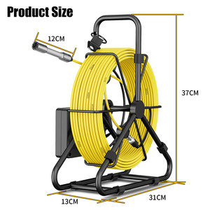 Moniteur couleur TFT 4,3 pouces, caméra d'inspection de <span class=keywords><strong>canalisation</strong></span> d'égout <span class=keywords><strong>10M</strong></span>, mini caméra 17mm, carte 16 Go, DVR, étanche IP68, vision nocturne, <span class=keywords><strong>canalisation</strong></span> d'égout - Product Image 4
