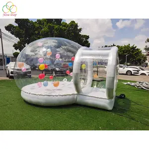 small inflatable 3m bubble tent with airtight tunnel