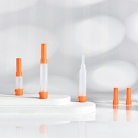 En stock – Flacons compte-gouttes en PP de 4 ml et 7 ml pour poudre et liquide, contenants de sérum vides auto-scellants et matériaux d'emballage