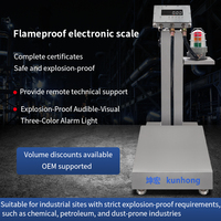 Balance électronique en acier inoxydable avec pesée, balances durables, banc de pesage 40*50 150 kg, alarme LED, balance électronique à plateforme ODM